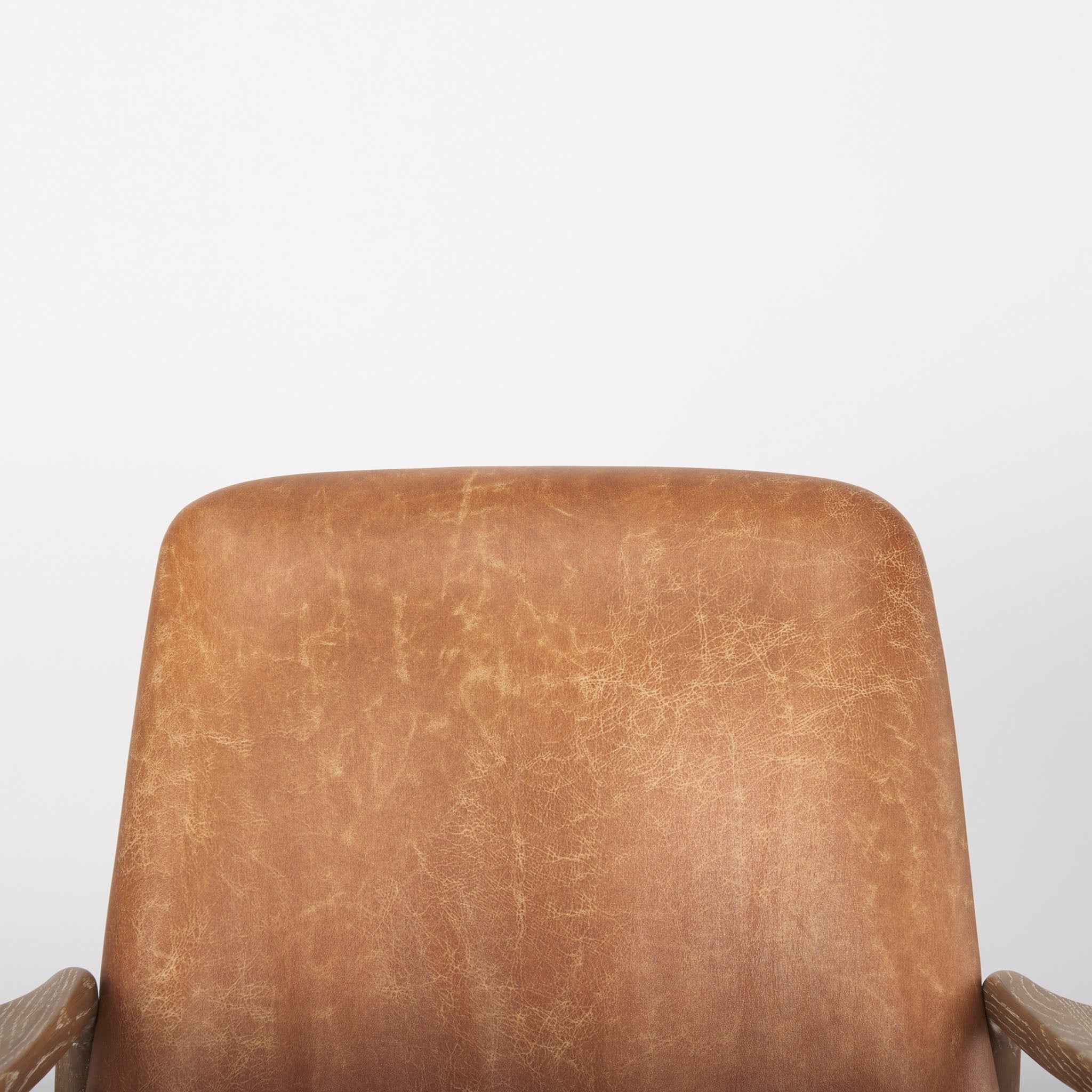 Fauteuil d'appoint Winston couleur cognac
