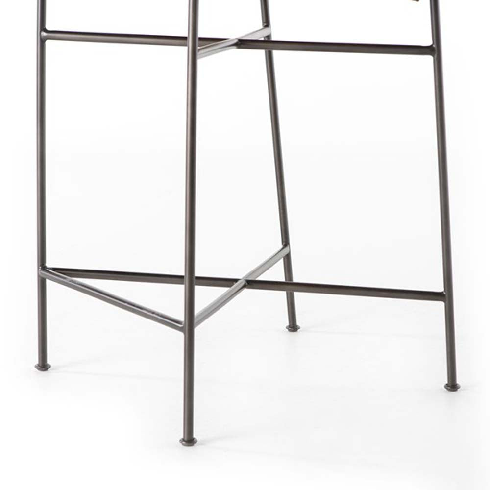 Tabouret de bar Four Hands Wharton en marron vieilli