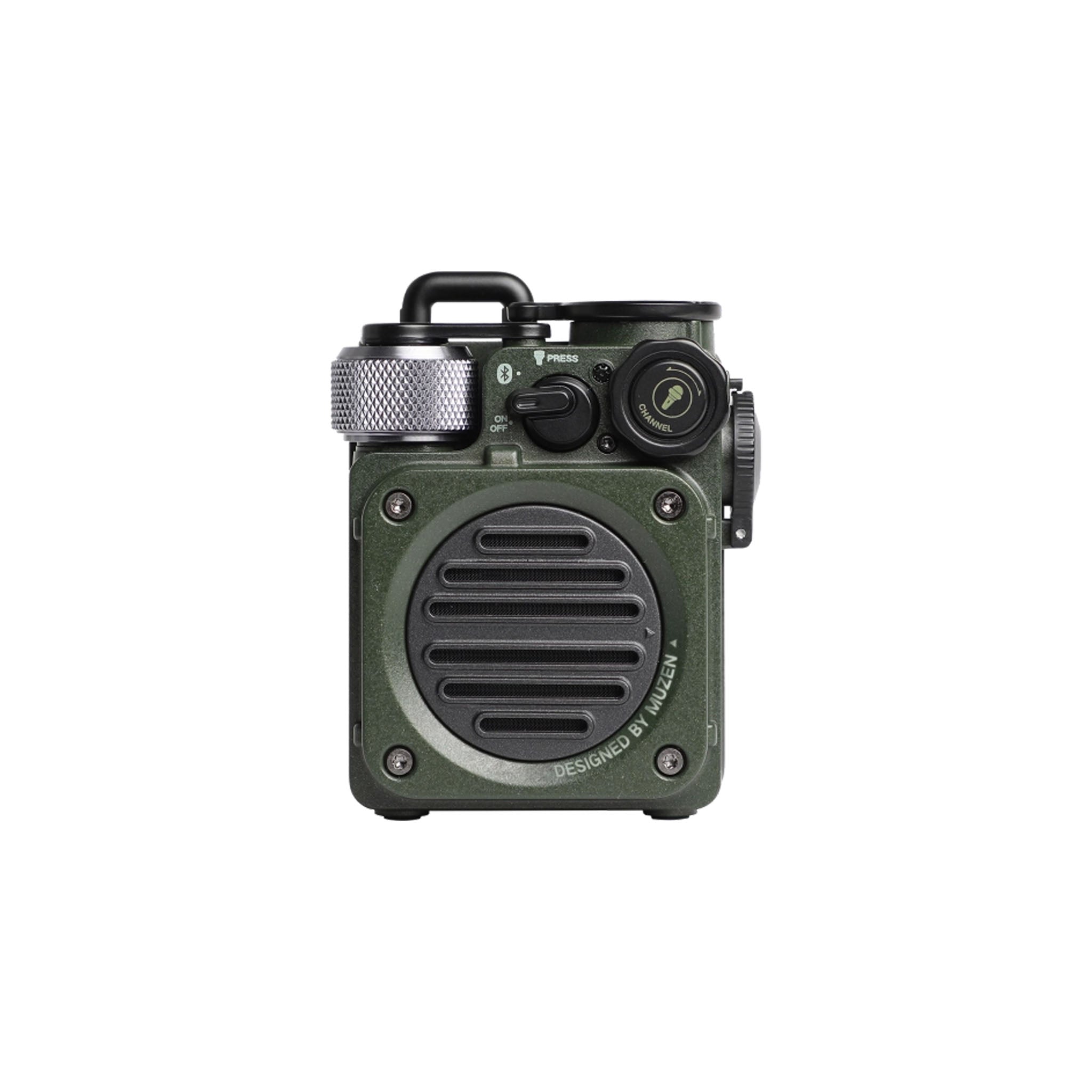 Muzen Wild Mini haut-parleur Bluetooth d'extérieur robuste en vert