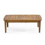 Ensemble de conversation 4 places en bois d'acacia Willowbrook Outdoor de Christopher Knight Home