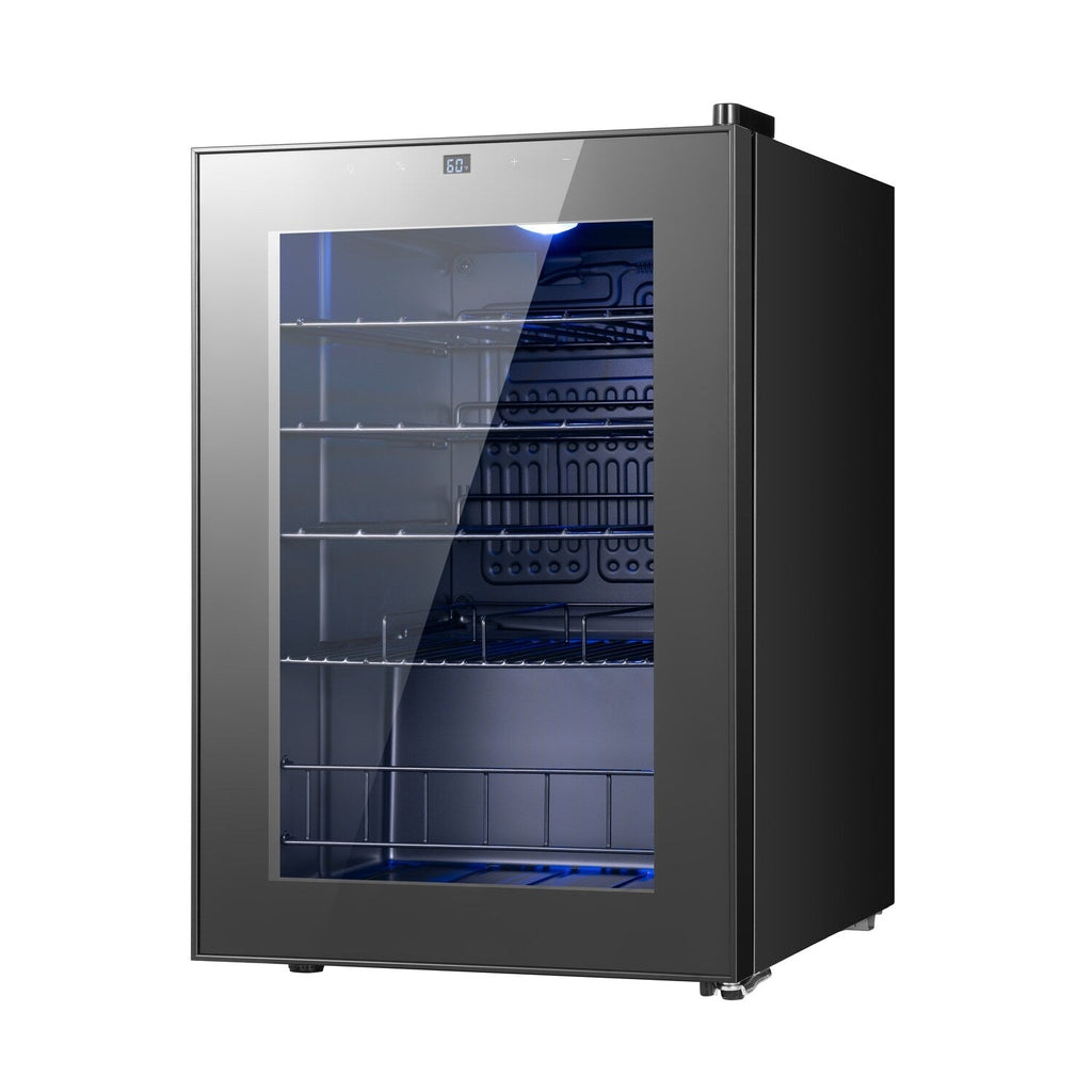 Réfrigérateur à vin/boissons 43 cm (17 pouces), 20 bouteilles, pose libre, contrôle numérique de la température