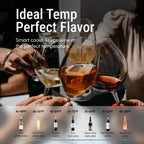 Réfrigérateur à vin/boissons 17 pouces, 28 bouteilles, refroidisseur à vin en acier inoxydable pour usage domestique et commercial