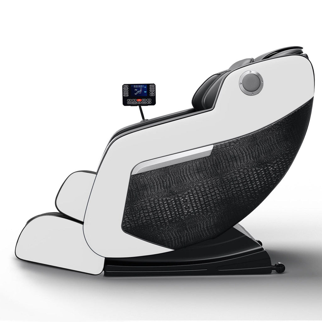 Fauteuil inclinable massant zéro gravité avec massage complet du corps, chauffage et audio Bluetooth intégré