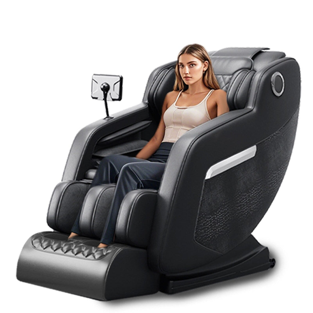 Fauteuil inclinable massant zéro gravité avec massage complet du corps, chauffage et audio Bluetooth intégré
