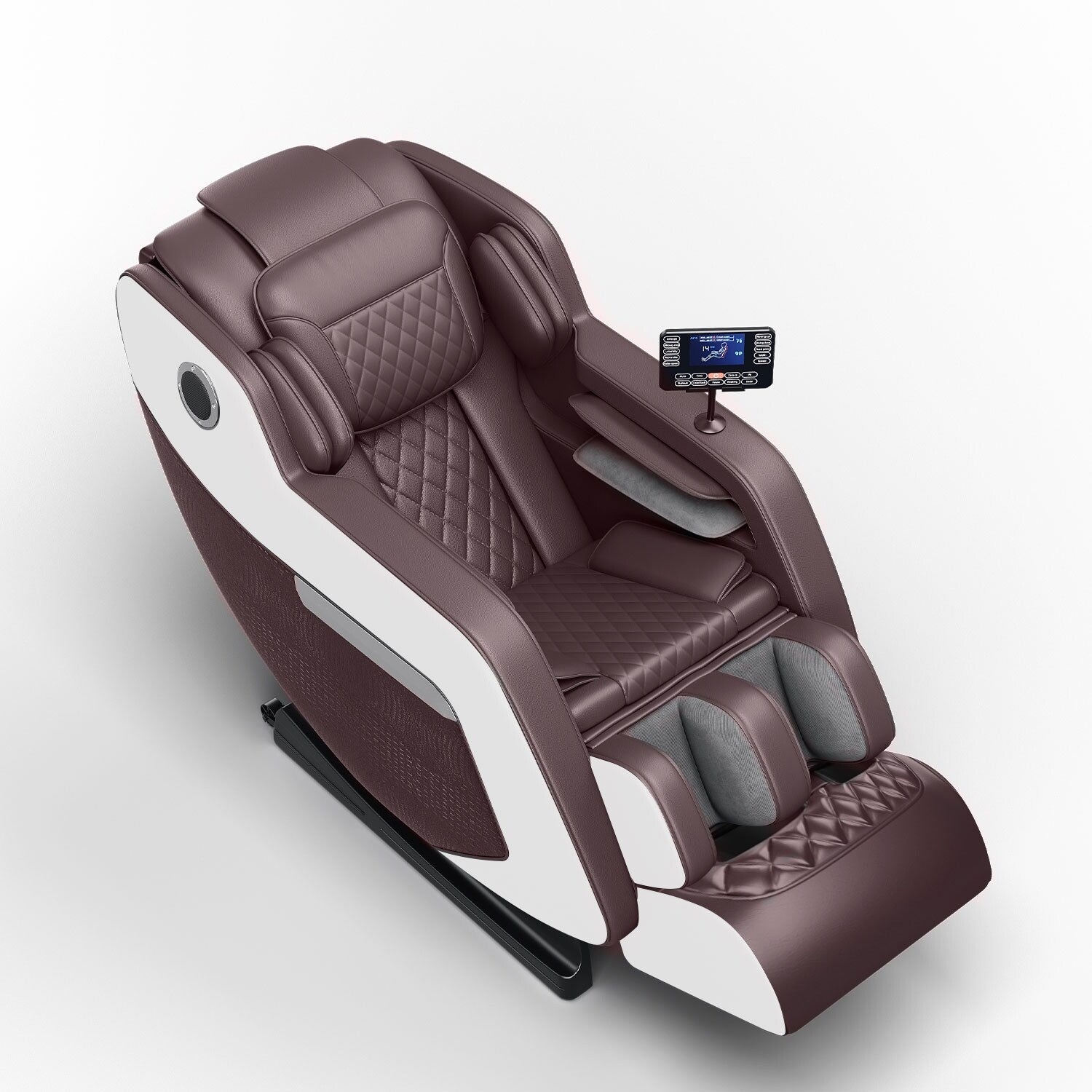 Fauteuil inclinable massant zéro gravité avec massage complet du corps, chauffage et audio Bluetooth intégré