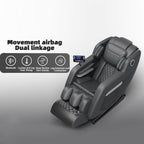 Fauteuil inclinable massant zéro gravité avec massage complet du corps, chauffage et audio Bluetooth intégré