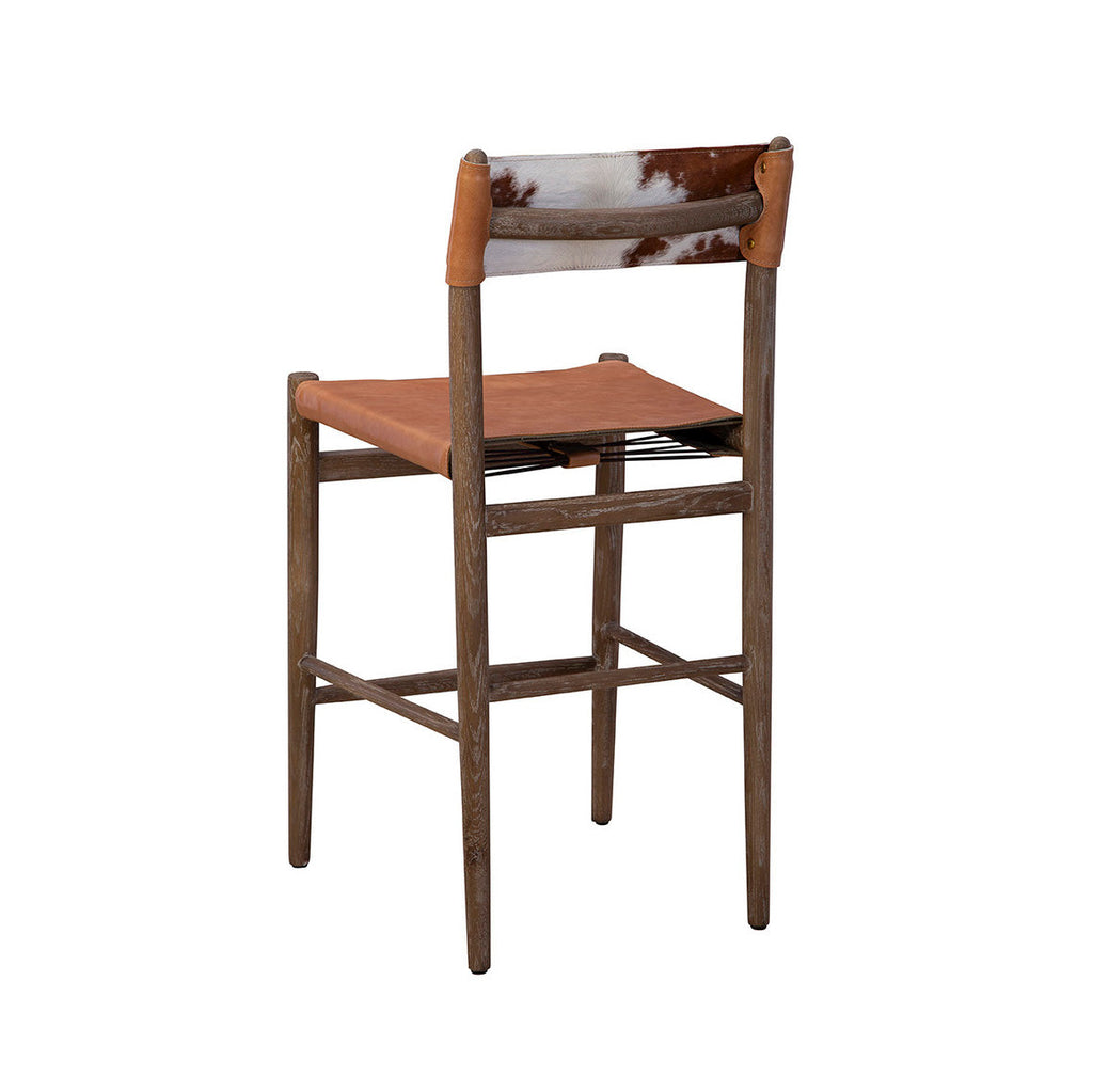 Tabouret de bar en cuir Preston