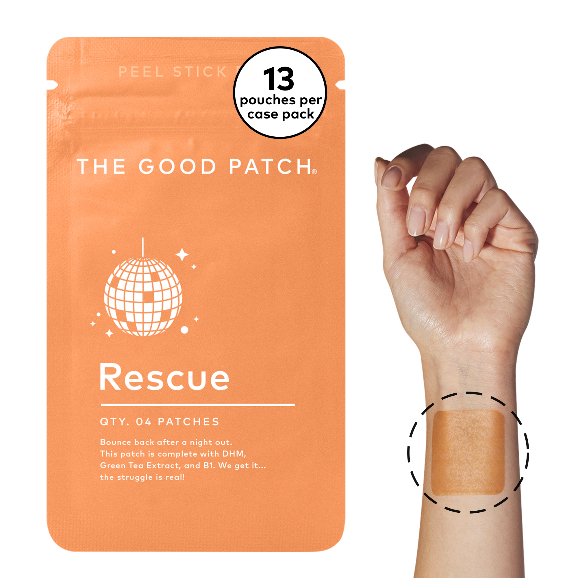 Patch de bien-être portable Rescue