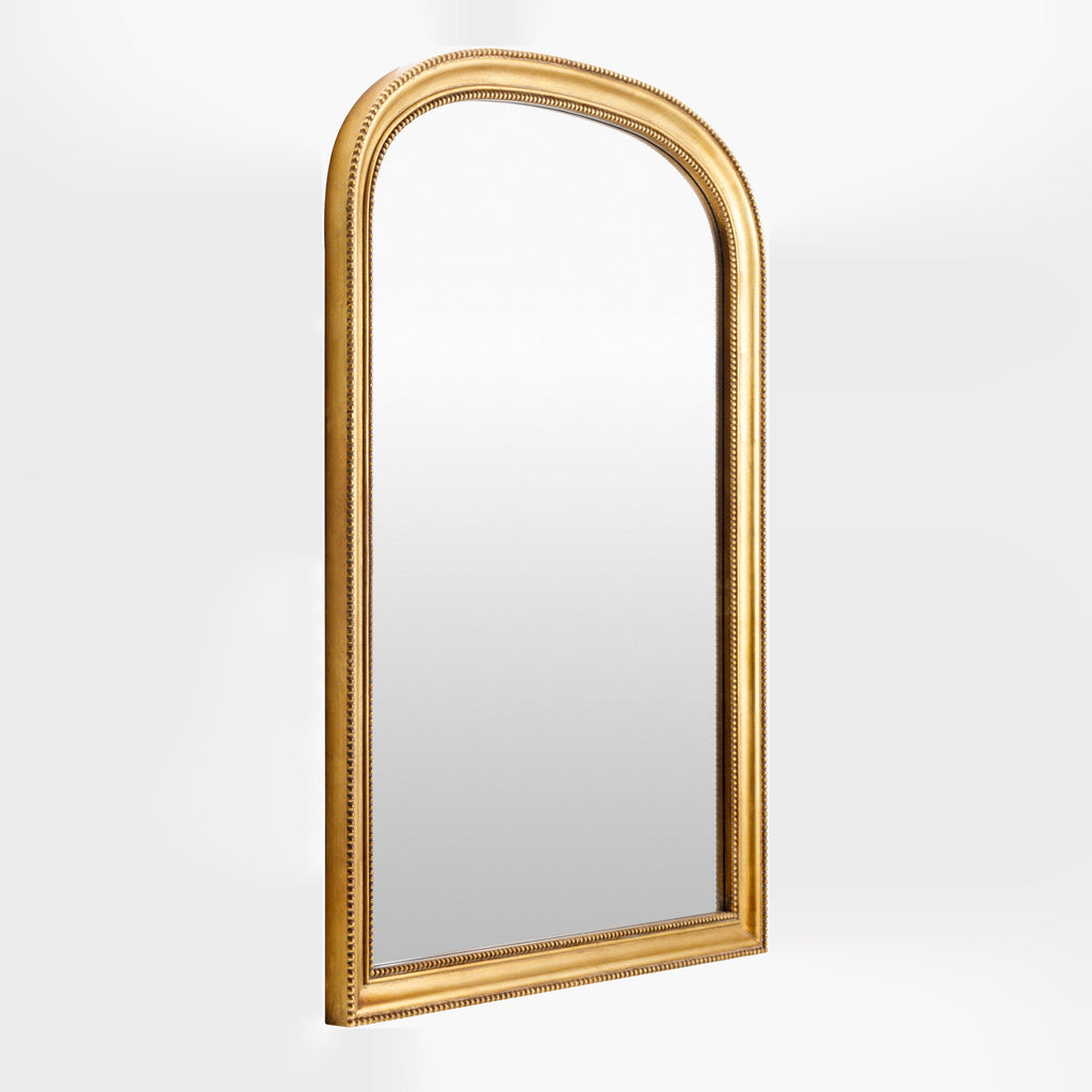 Miroir de cheminée Nalanda en or vieilli