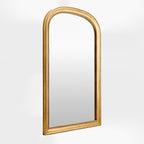 Miroir de cheminée Nalanda en or vieilli