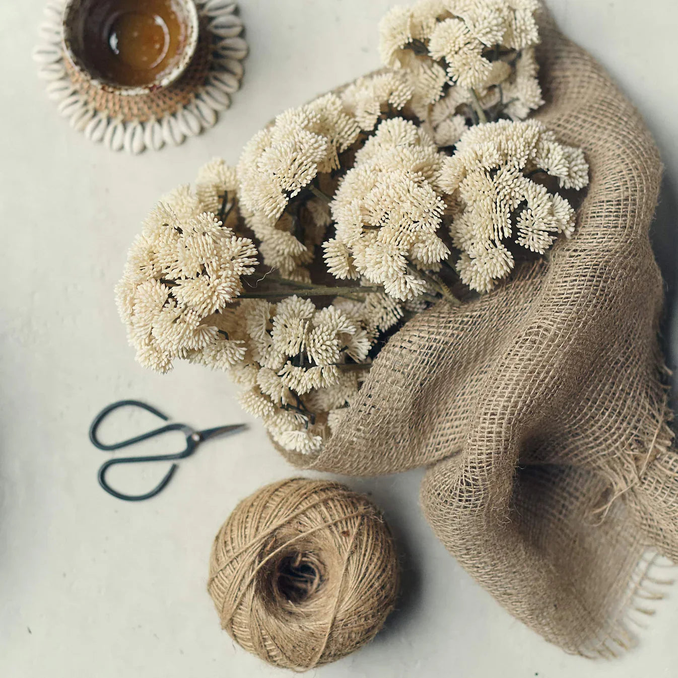 Abigail Ahern Faux Sedum couleur crème