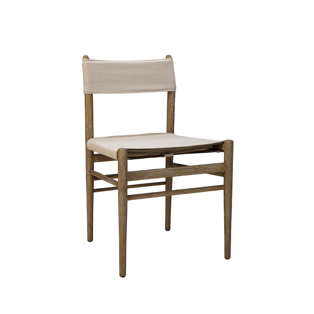 Chaise de salle à manger en lin Preston