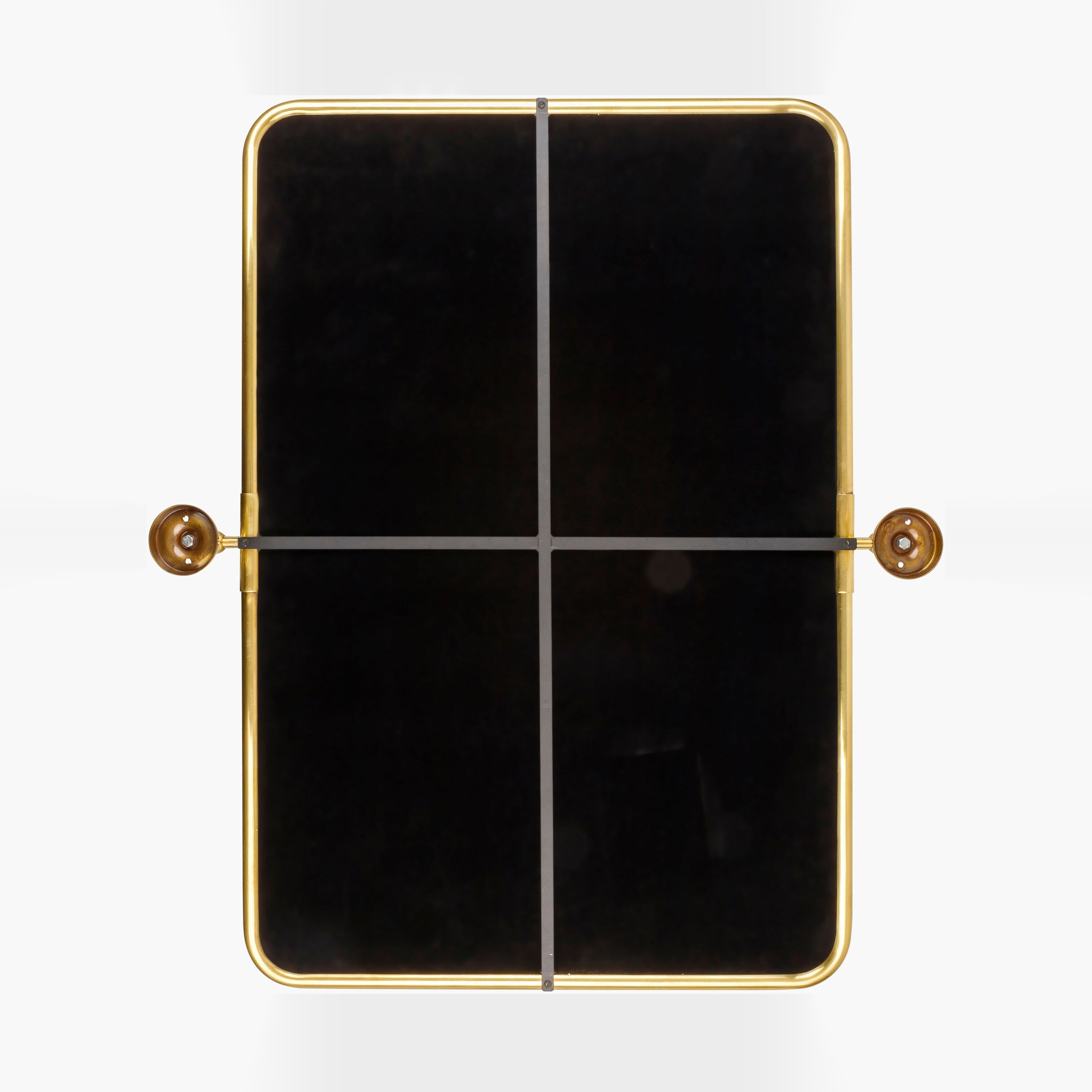 Miroir pivotant Burnish Accent en or antique