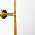 Miroir pivotant Burnish Accent en or antique