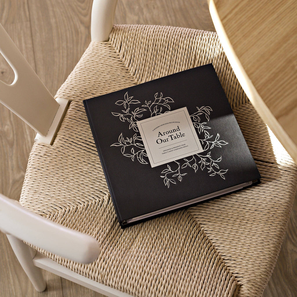Autour de notre table : Livre de recettes vierge avec fiches recettes