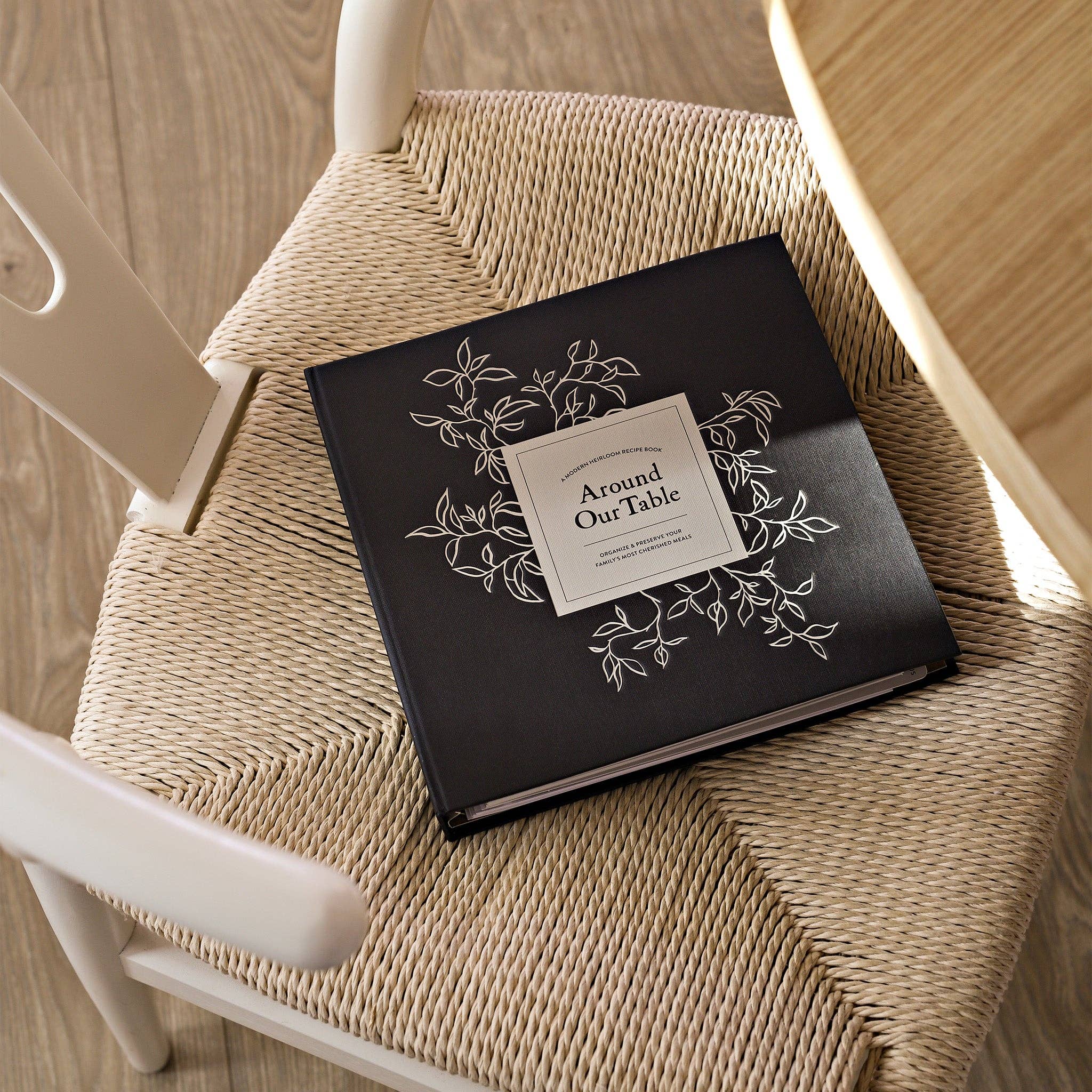 Autour de notre table : Livre de recettes vierge avec fiches recettes