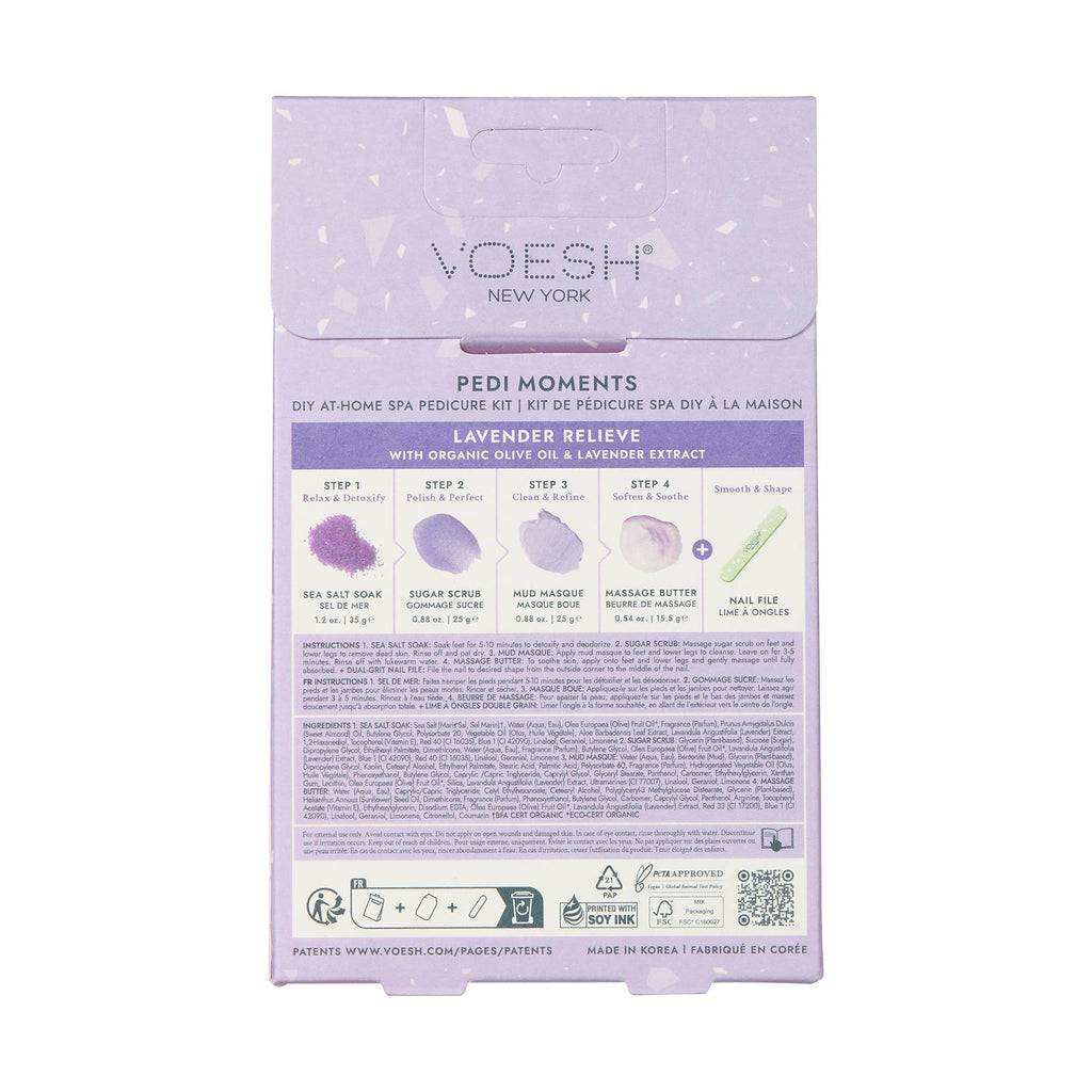 Pedi Moments Single à la lavande Soulagement
