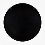 Miroir rond décoratif Carbondale en noir mat