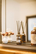 Diffuseur à bâtonnets de noix de coco et de bois de santal