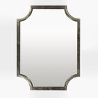 Miroir décoratif Joslyn en argent doré