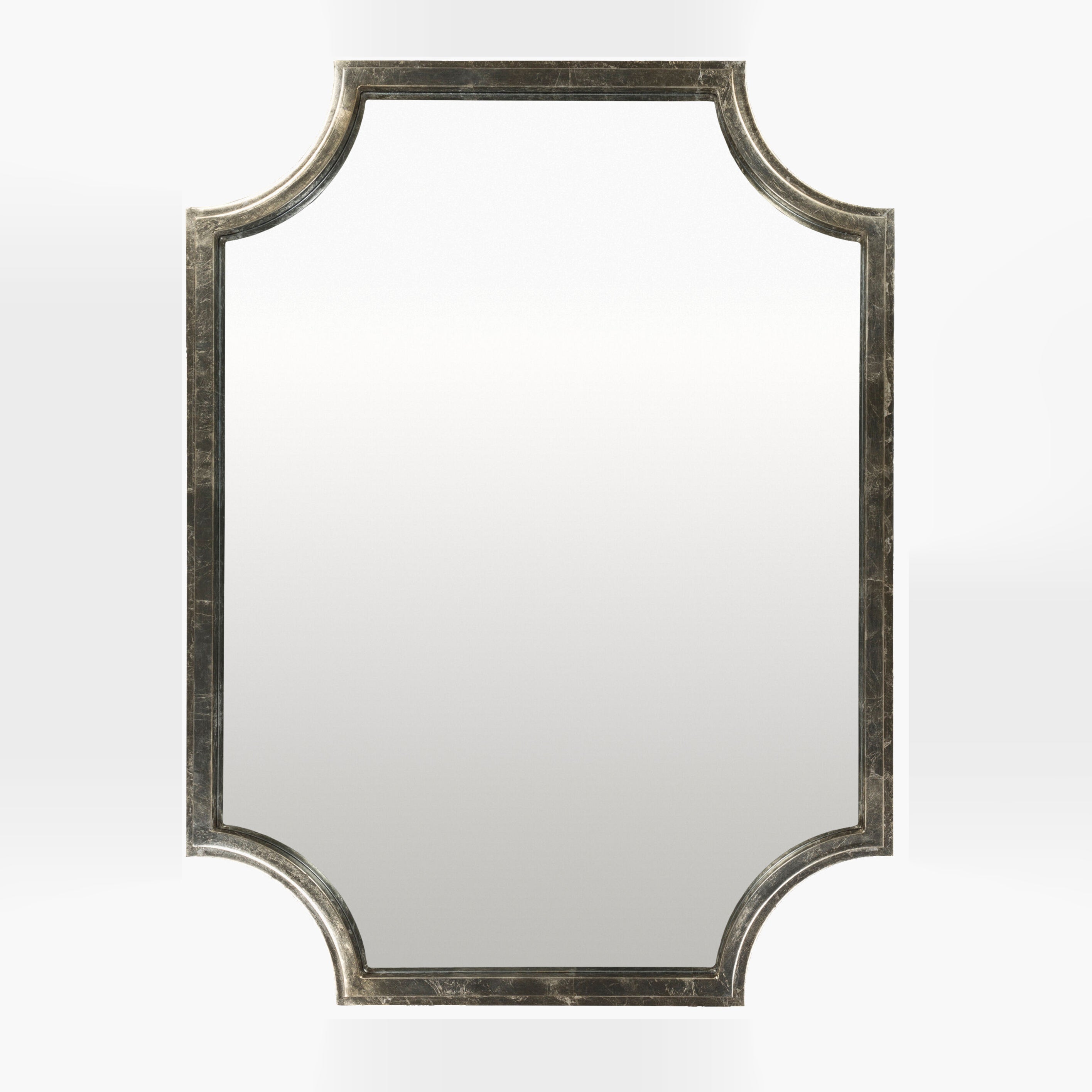 Miroir décoratif Joslyn en argent doré