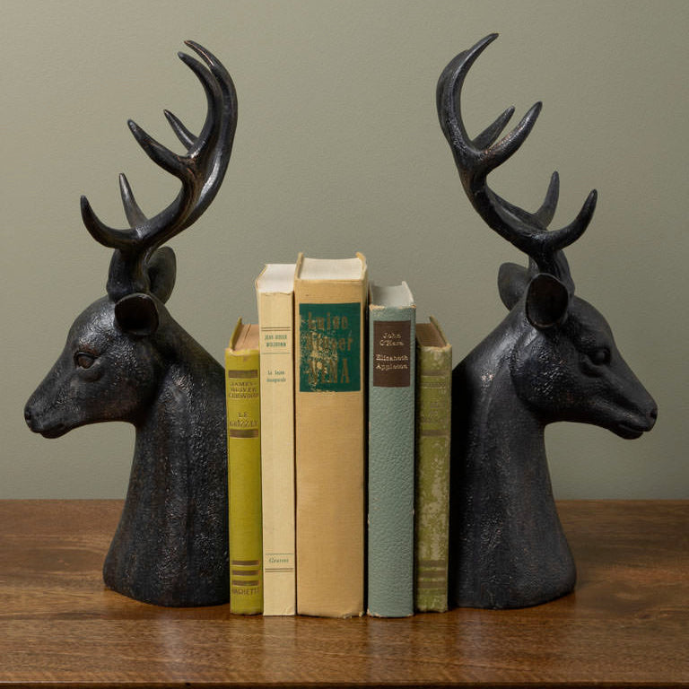 Serre-livres cerf