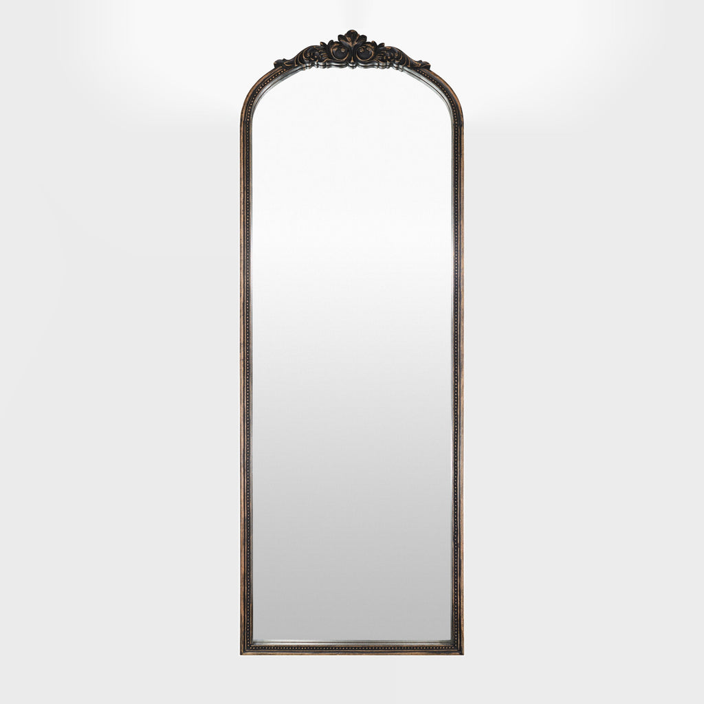 Miroir pleine longueur Noya finition brun foncé