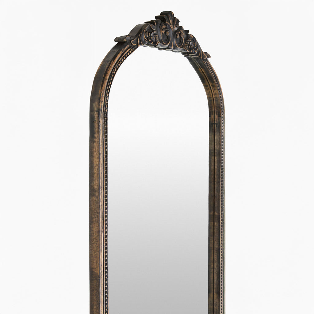 Miroir pleine longueur Noya finition brun foncé