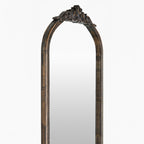 Miroir pleine longueur Noya finition brun foncé