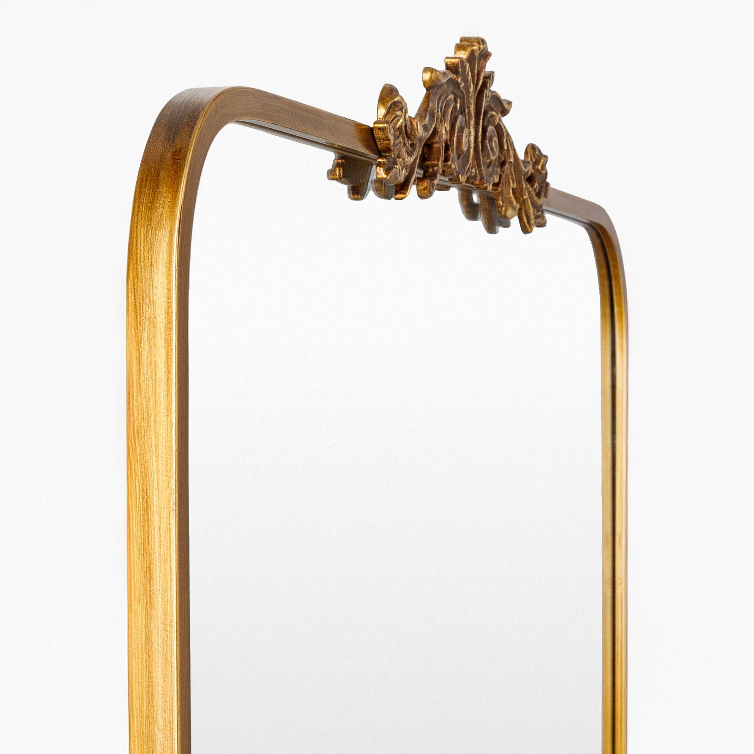 Miroir de cheminée Aarlen en or antique