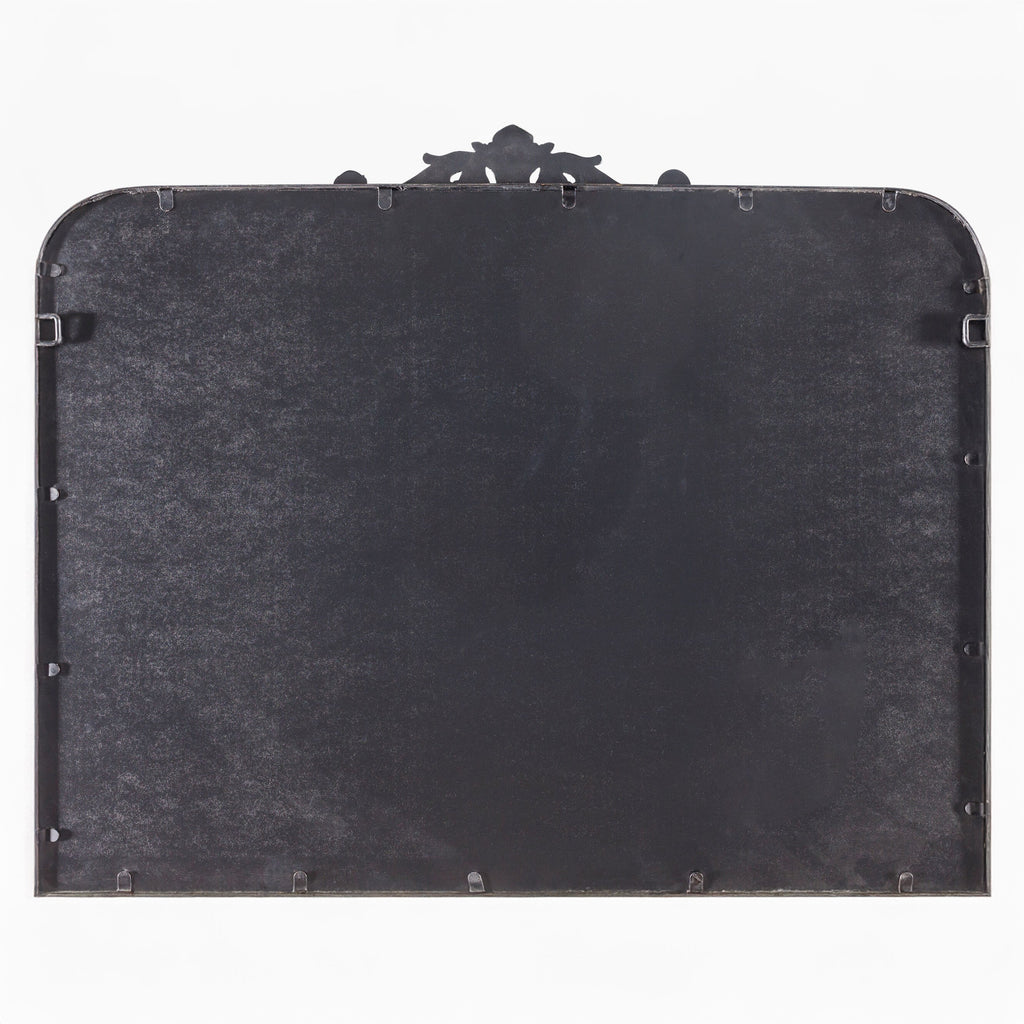 Miroir de cheminée Aarlen en noir antique