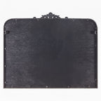 Miroir de cheminée Aarlen en noir antique