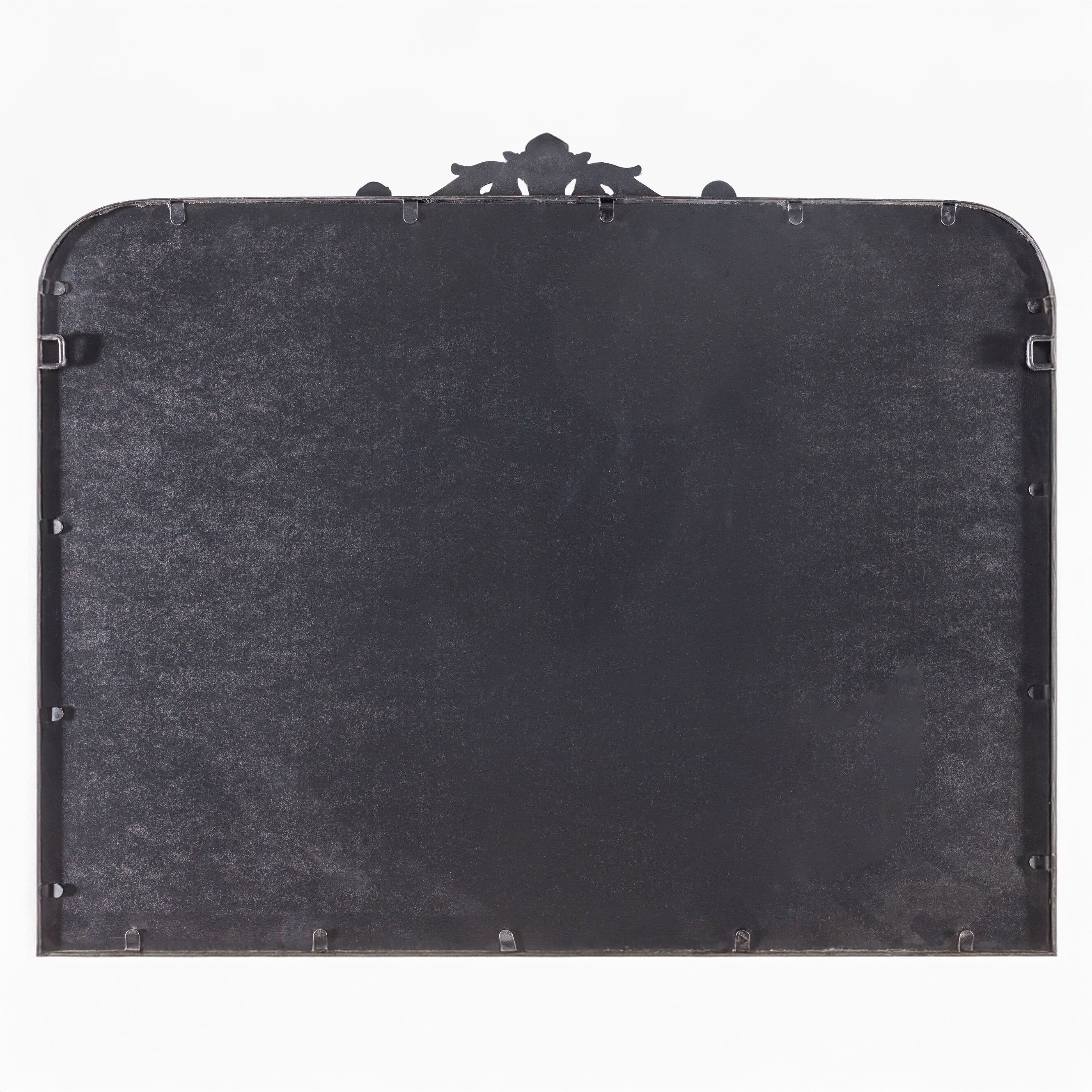 Miroir de cheminée Aarlen en noir antique