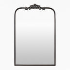 Miroir décoratif Aarlen en noir antique