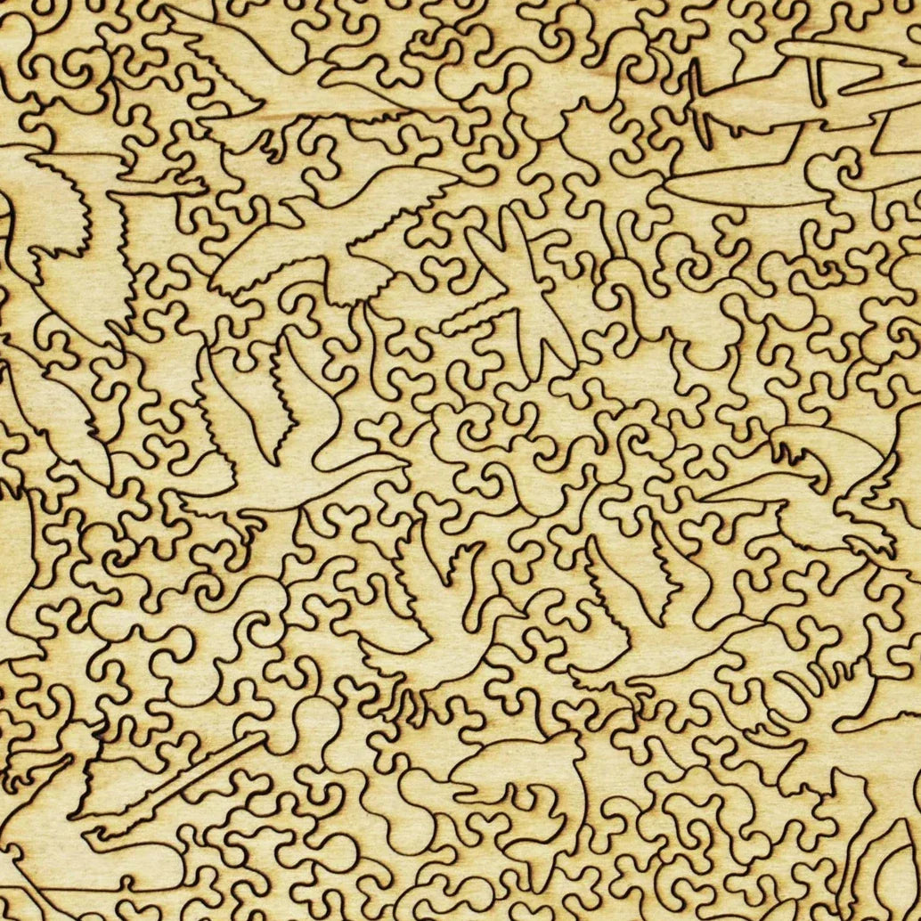 Liberty Puzzles Deux chaises rouges