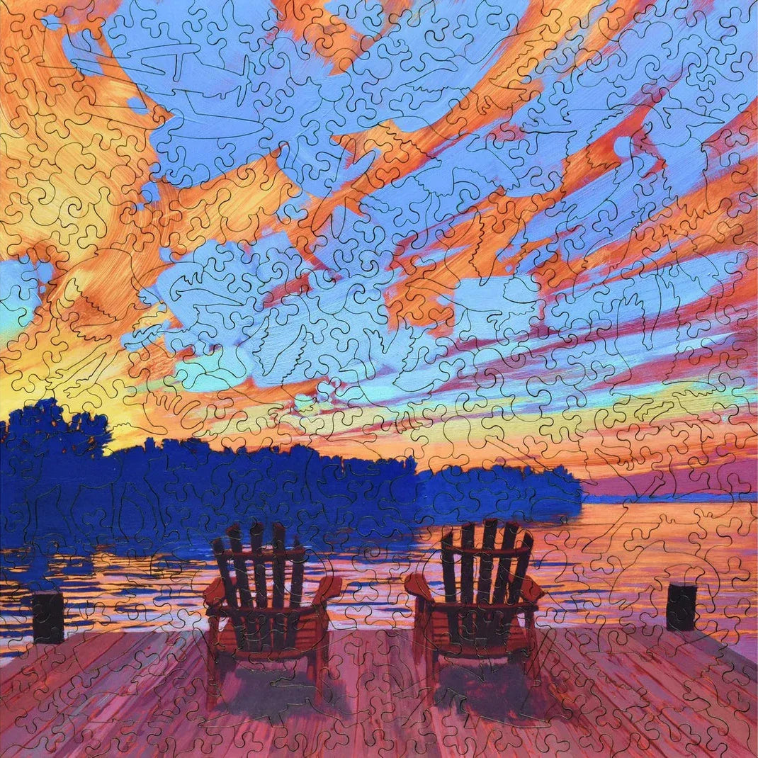 Liberty Puzzles Deux chaises rouges