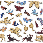 Liberty Puzzles Deux chaises rouges